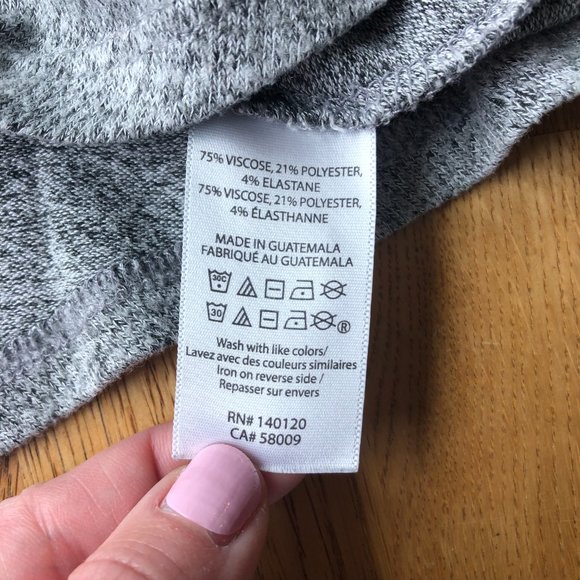 Stella & Dot Maette Ren Slouchy Knit Top Gray Size XL - Picture 7 of 11